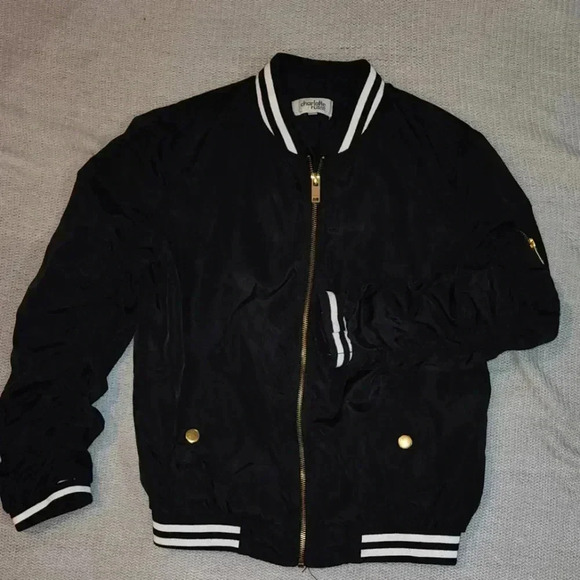 Charlotte Russe Nylon Bomber Jacker size Small - Picture 1 of 4
